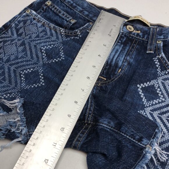 BIG STAR FACTORY JEAN SHORTS MADE IN MEXICO 8/29 🇮🇹 - Picture 11 of 11